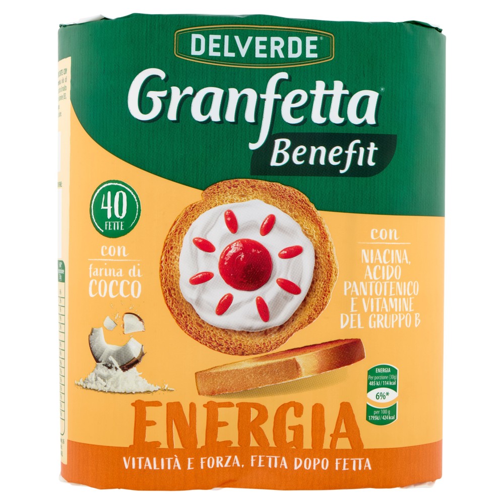 Granfetta Benefit Energia Cocco Delverde - Foto 1
