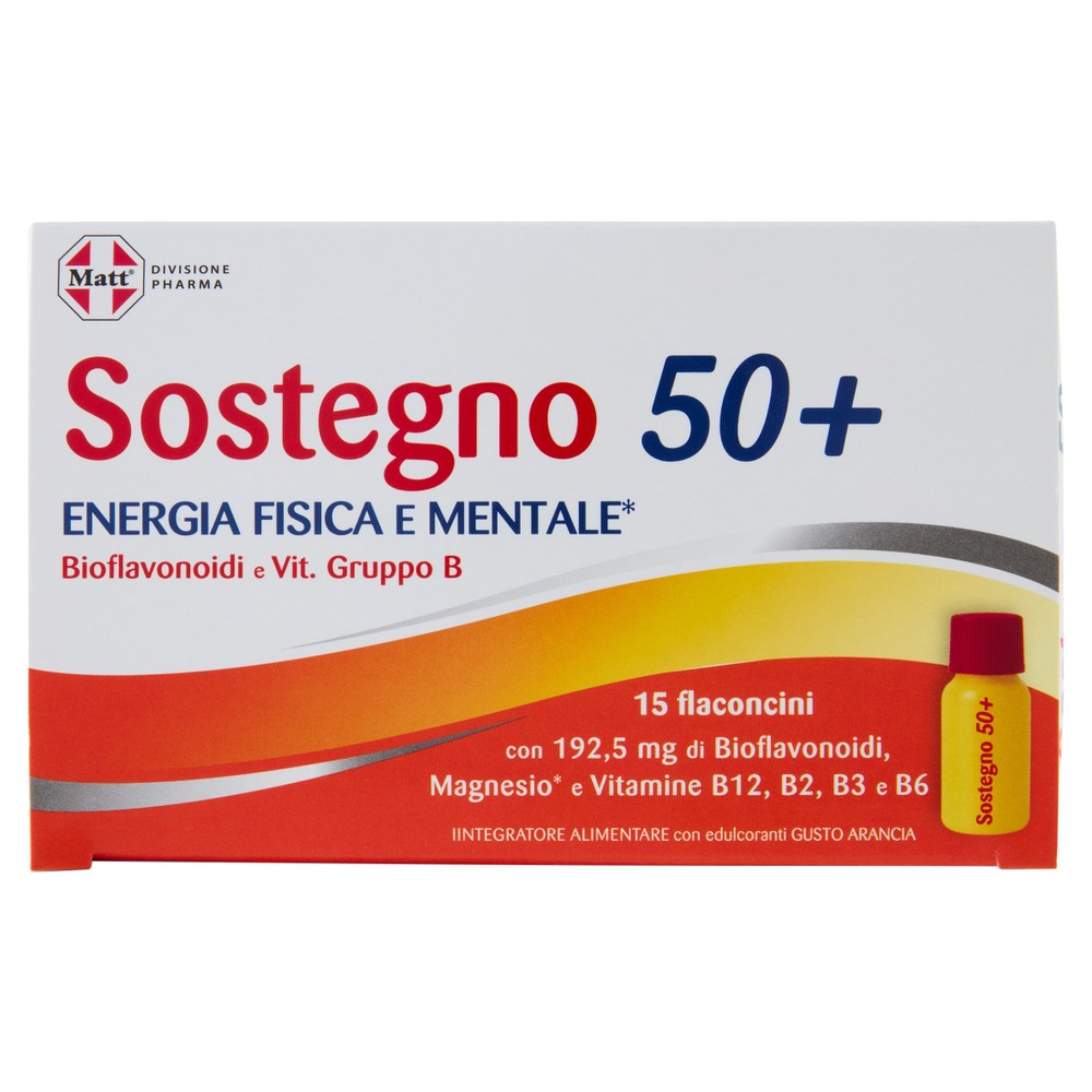 Matt Divisione Pharma Sostegno 50+energia Fisica/Mentale 15 Flaconcini - Foto 1