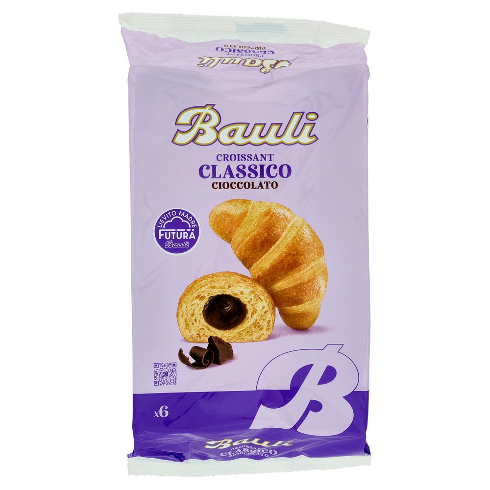 Croissant Classico Al Cioccolato A Lievitazione Naturale 6x50g Bauli - Foto 1