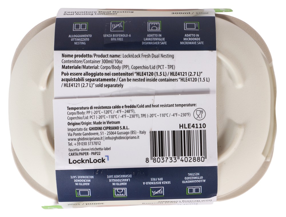 Contenitore Rettangolare Dual Nest In Plastica Lock&Lock - Foto 2