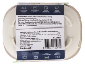 Contenitore Rettangolare Dual Nest In Plastica Lock&Lock - Foto 2