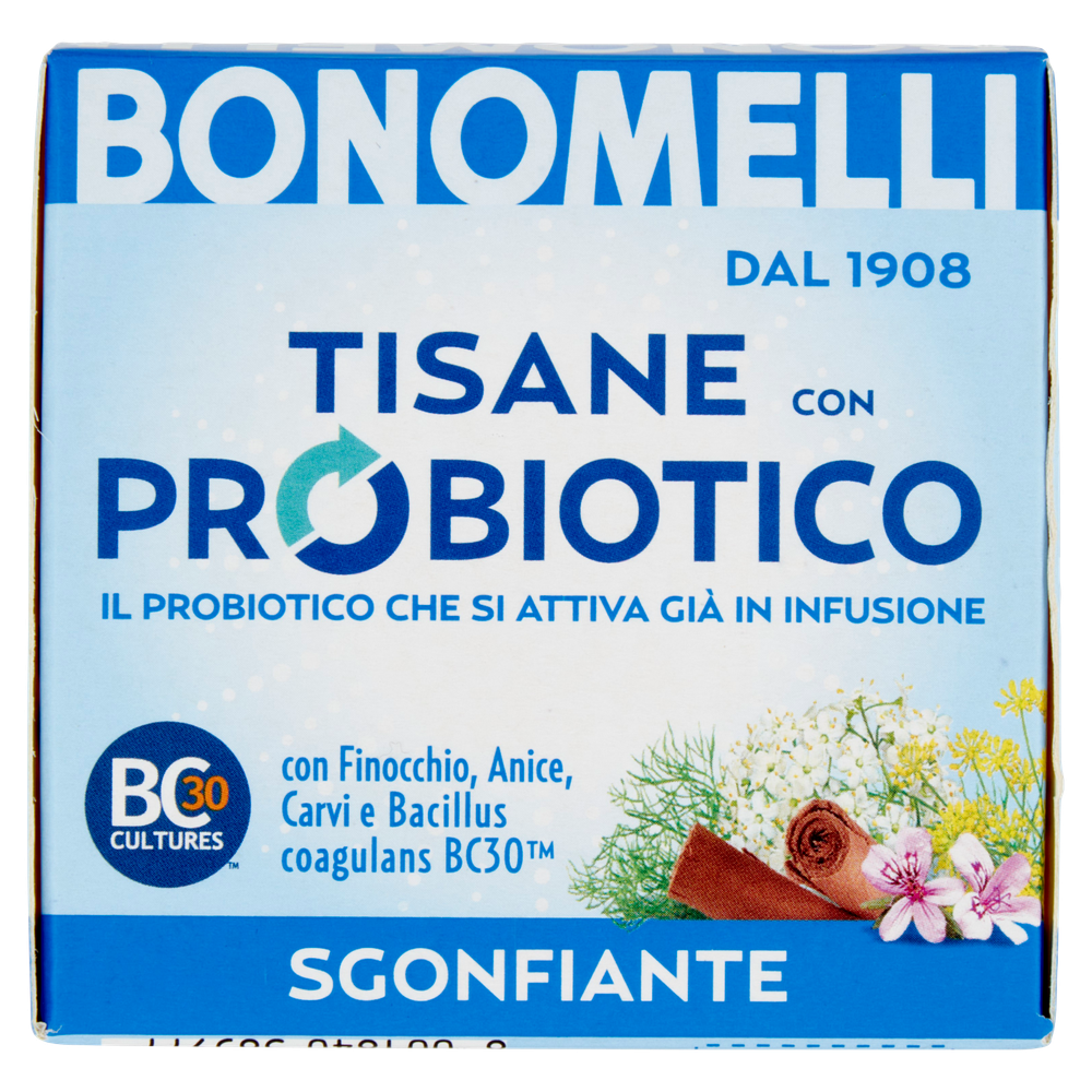 Tisana Probiotica Sgonfiante Bonomelli, Conf.10 Bustine - Foto 3
