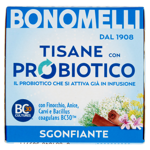 Tisana Probiotica Sgonfiante Bonomelli, Conf.10 Bustine