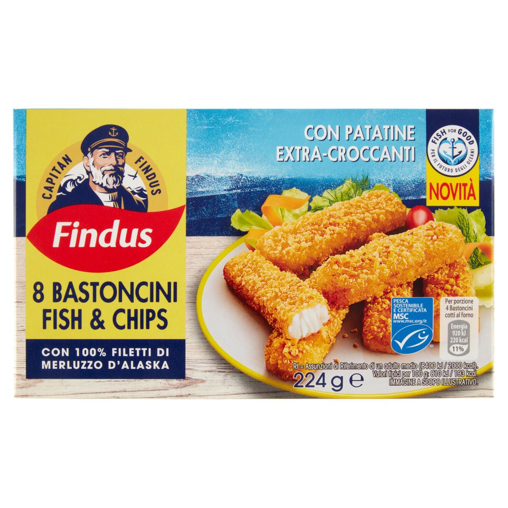 8 Bastoncini Fish&Chips