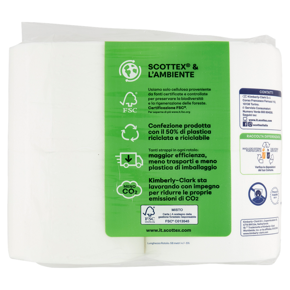 Carta Igienica XXL Pulito Originale Scottex Conf. Da 4 - Foto 3