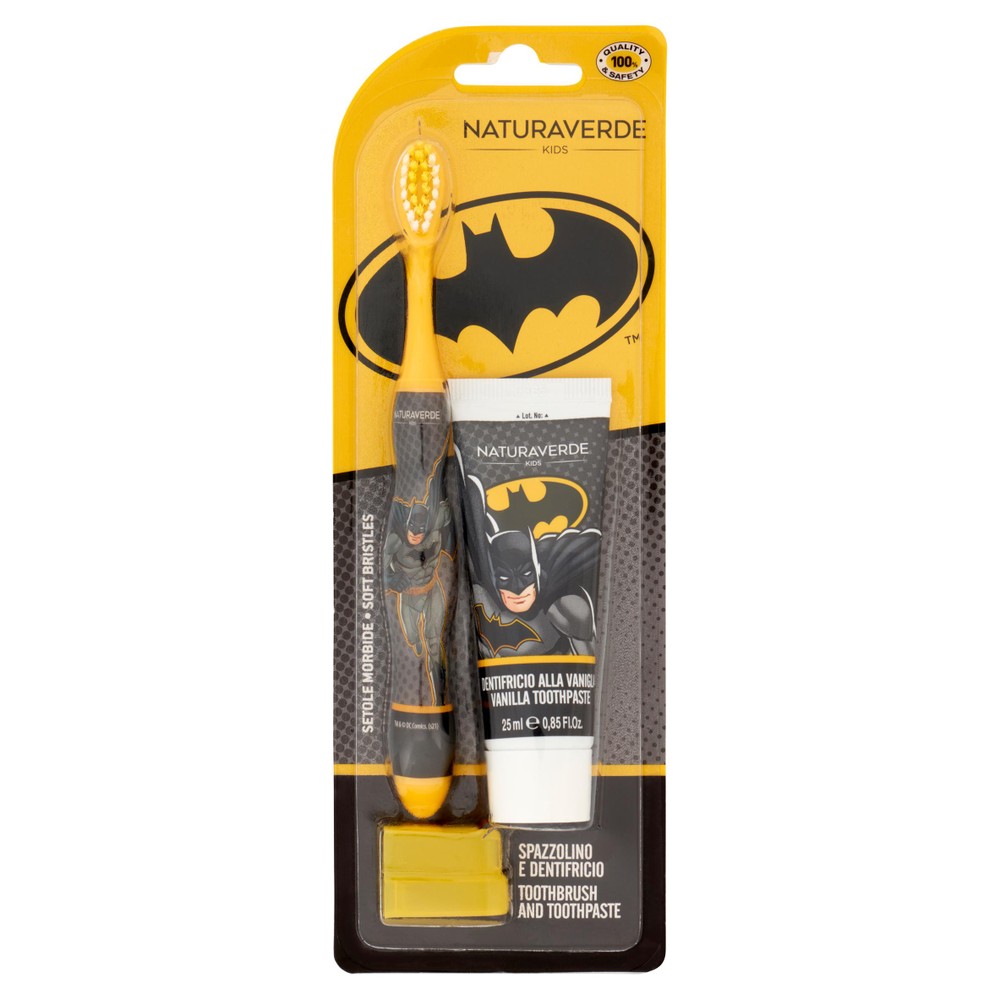 Batman Kit Oral Care Dentifricio 25ml+spazzolino