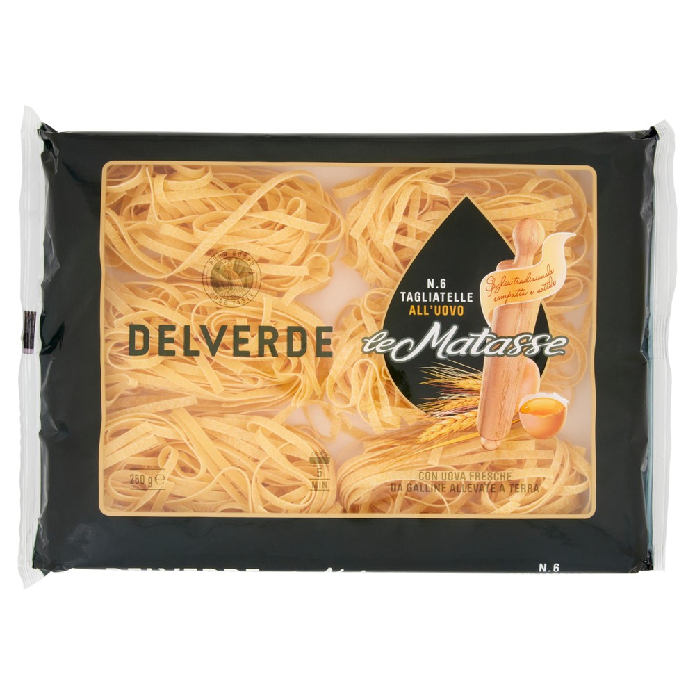 Pasta Tagliatelle Le Matasse All'uovo N.6 Delverde - Foto 1