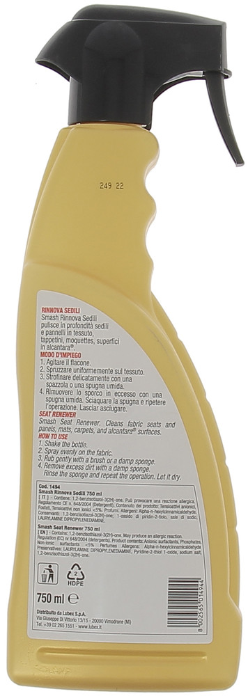 Pulizia Sedile 750ml Smash