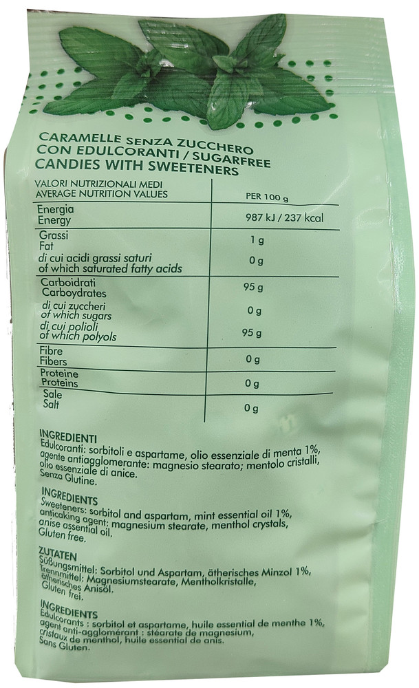 Caramelle Lietta Light Sz Menta Balsamica