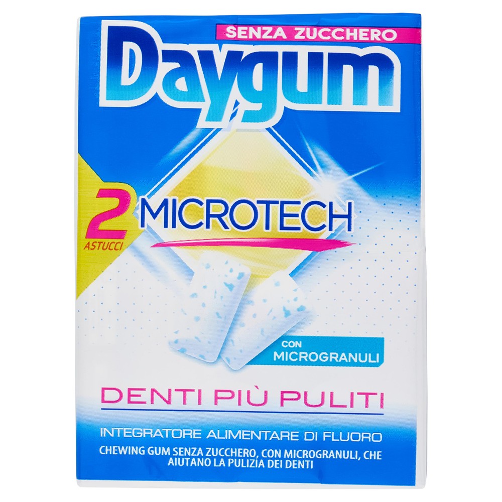 Chewing Gum Microtech Gusto Menta Senza Zucchero 2x30g Daygum - Foto 1