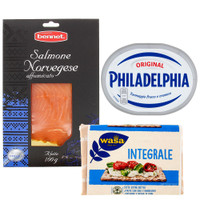Mix Pasto Cracker + Salmone + Philadelphia