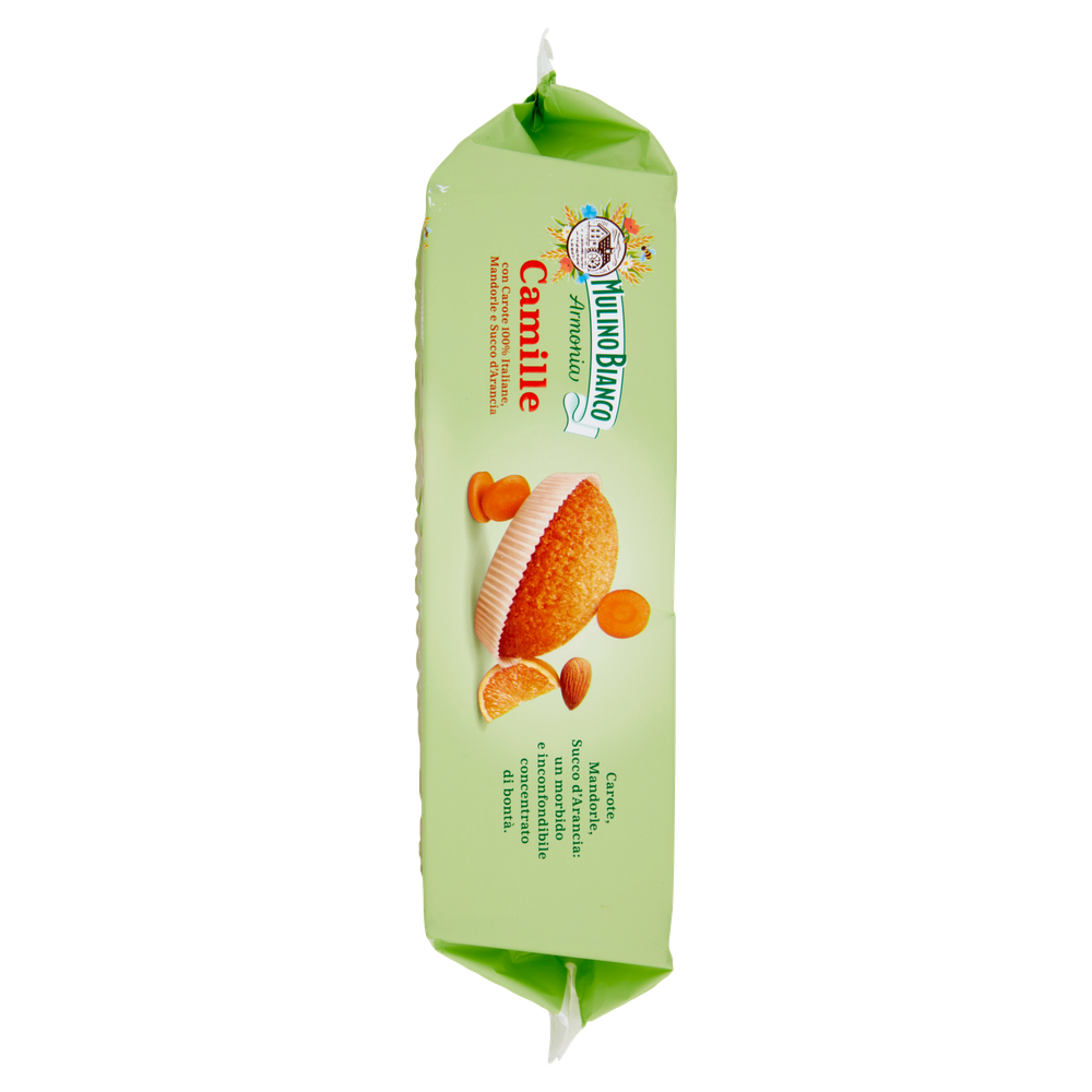 Merendine Camille Alle Carote, Mandorle E Arancia 8x38g Mulino Bianco - Foto 2