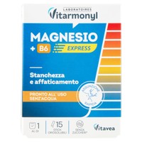 Magnesio + vitamina B 6 Express Vitarmonyl 15 Sticks Magnesio + vitamina B 6 Express Vitarmonyl 15 Sticks