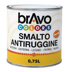 Smalto Antiruggine Bianco 0,75l Bravo Colors
