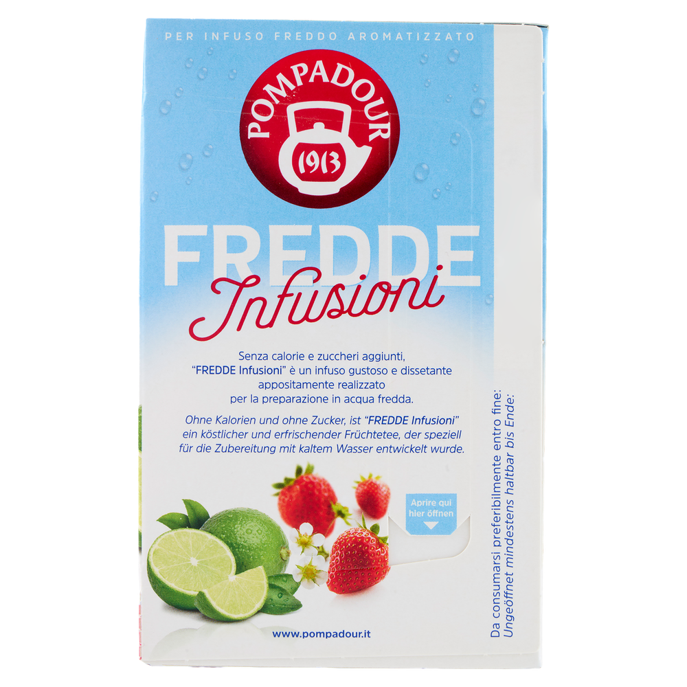 Infuso Con Fragola E Lime Fredde Infusioni Pompadour - Foto 3