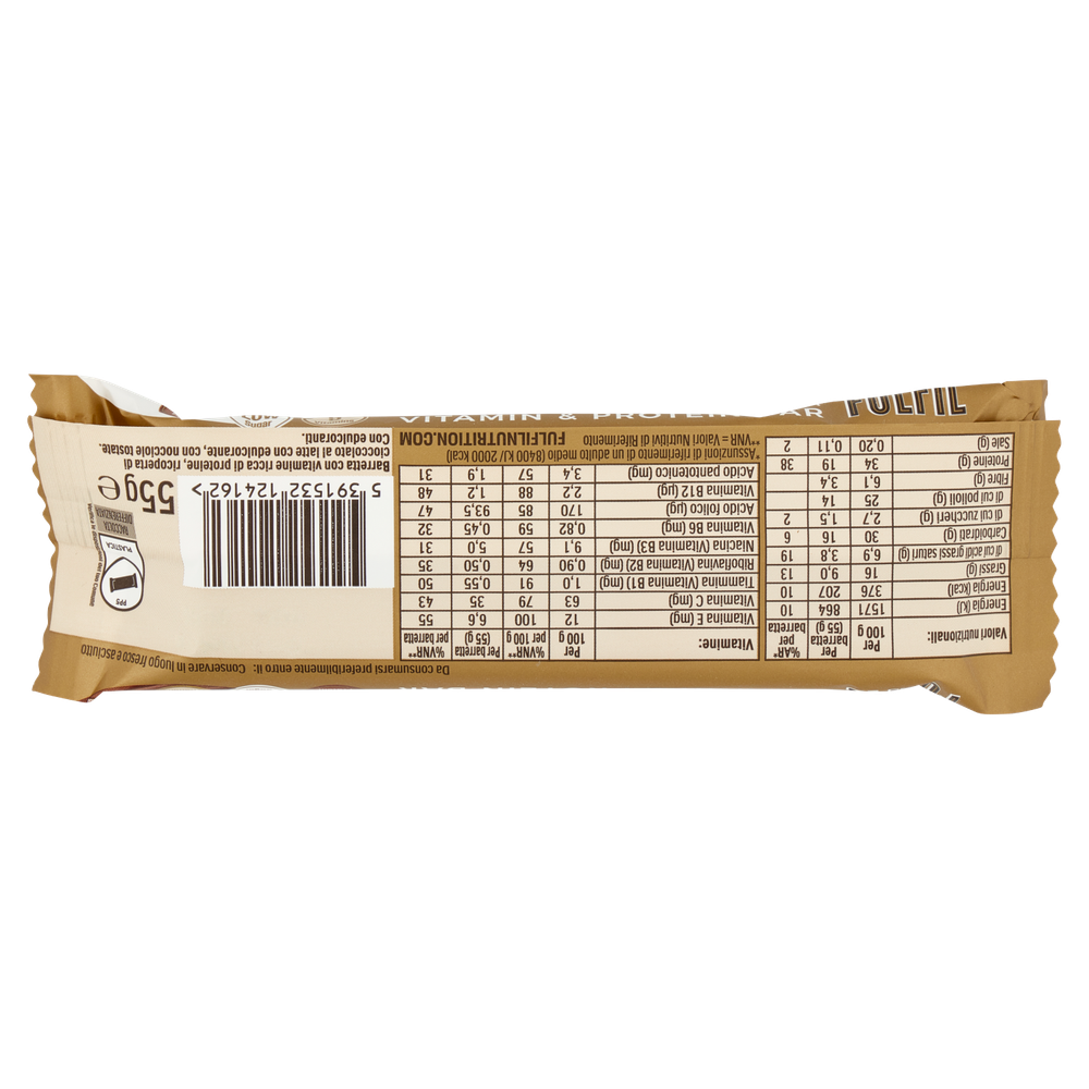Fulfil Vitamin & Protein Bar Gusto Cioccolato E Nocciola - Foto 3