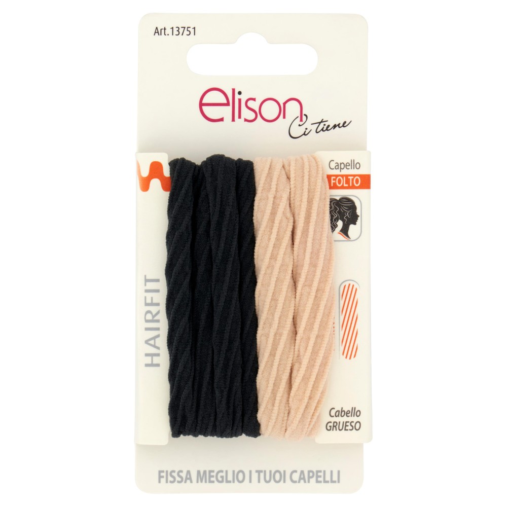 Elastici Capello Folto 4 Pz Elison - Foto 1