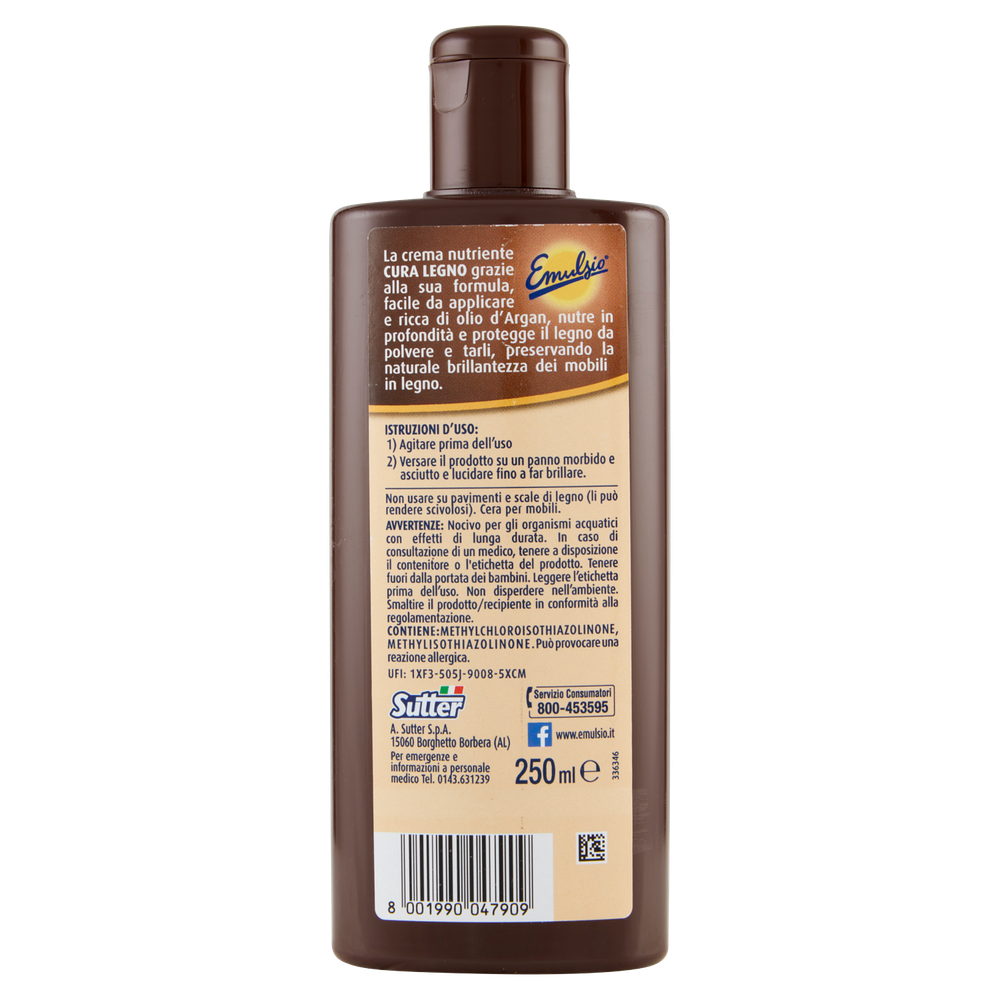 Crema Nutriente Per Legno Curalegno Emulsio - Foto 3