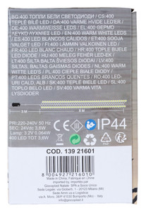 400 Led Bianco Caldo Cavo Scuro Con Giochi Luce - Foto 2