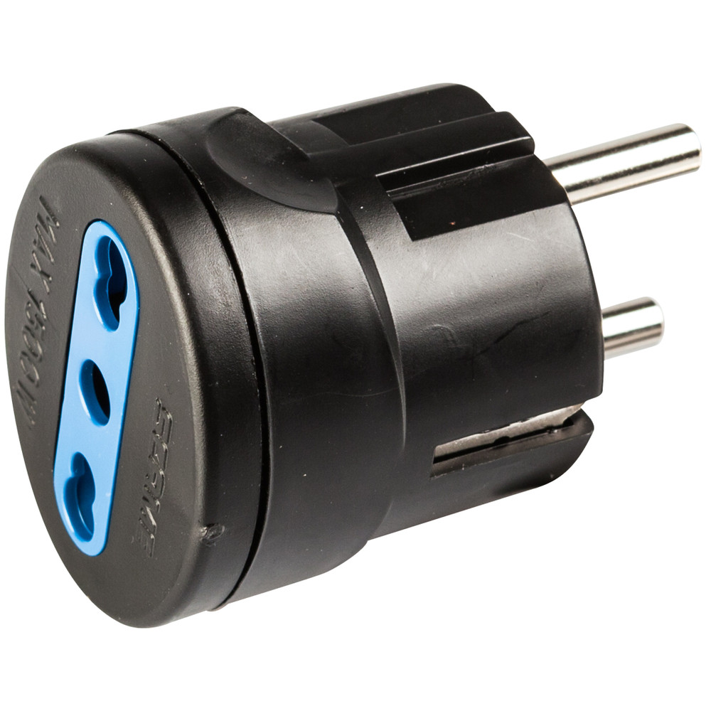 Adattatore Spina Standard Tedesco E Presa 10/16a Polypool - Foto 1