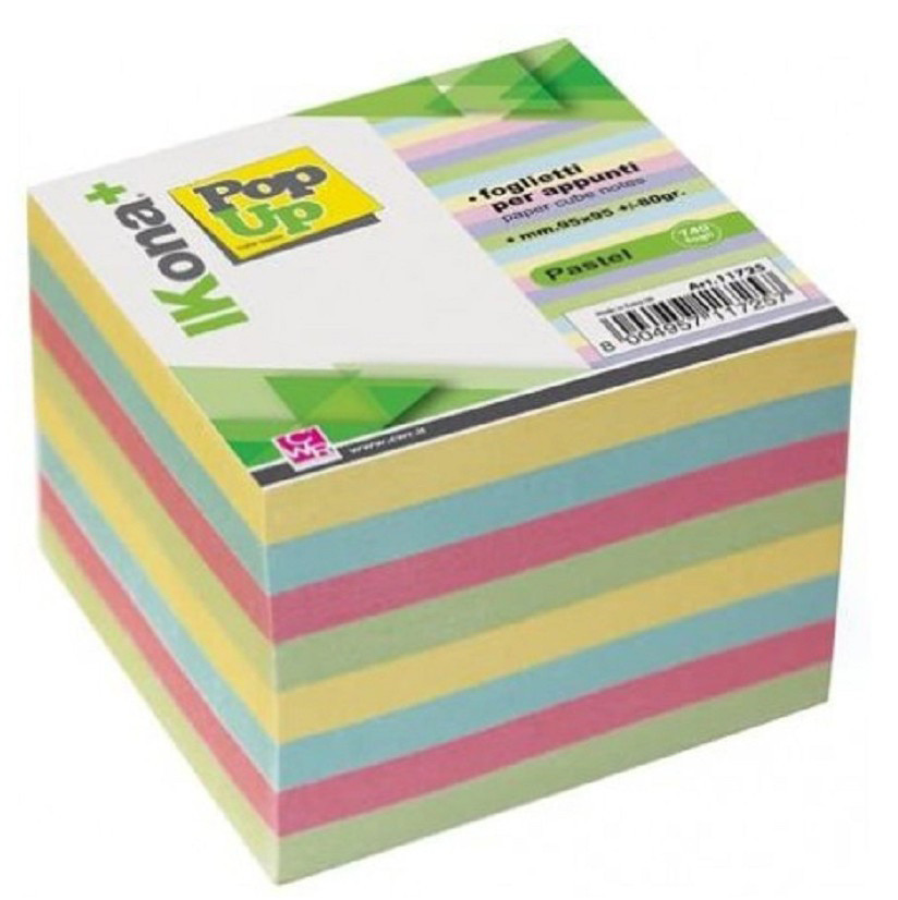 Cubo 740 Fogli Adesivi Pastello - Foto 1