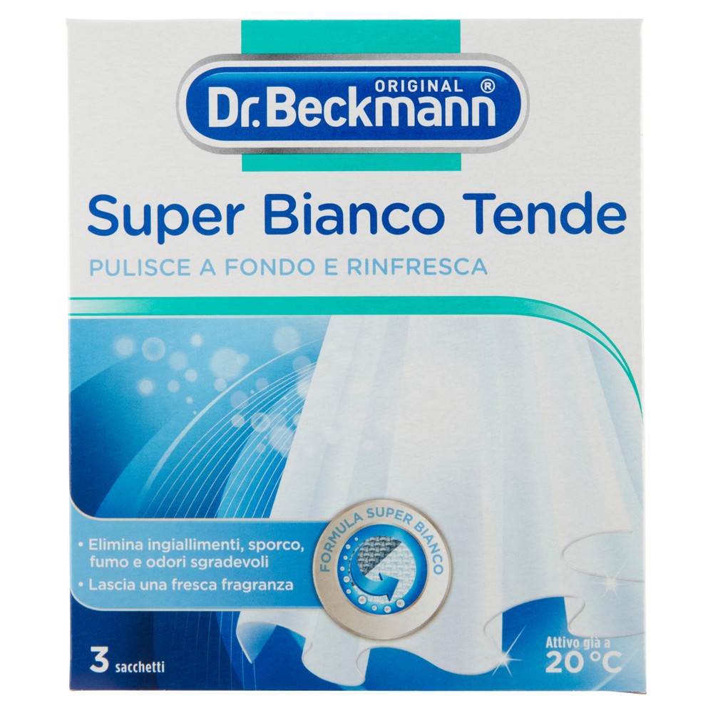 Sbiancante Per Tende Super Bianco Dr.Beckmann 3 Buste - Foto 1