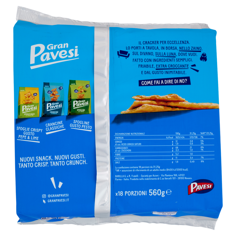Cracker Senza Granelli Di Sale In Superficie Gran Pavesi - Foto 3