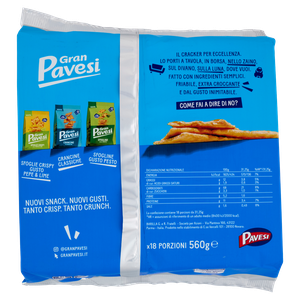 Cracker Senza Granelli Di Sale In Superficie Gran Pavesi - Foto 3