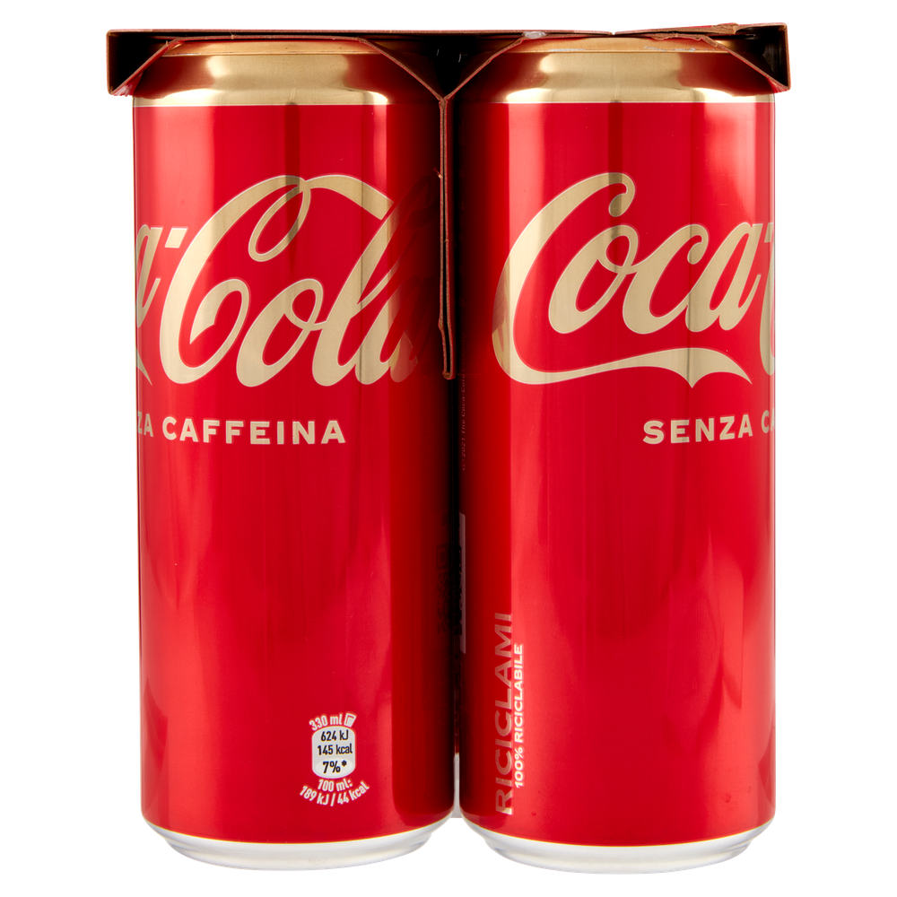 6 Lattine Coca Cola Senza Caffeina - Foto 2