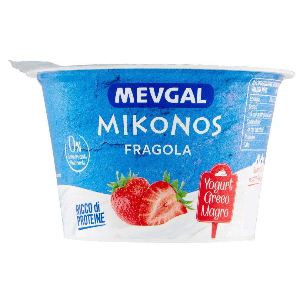 Yogurt Fragola Mikonos Mevgal