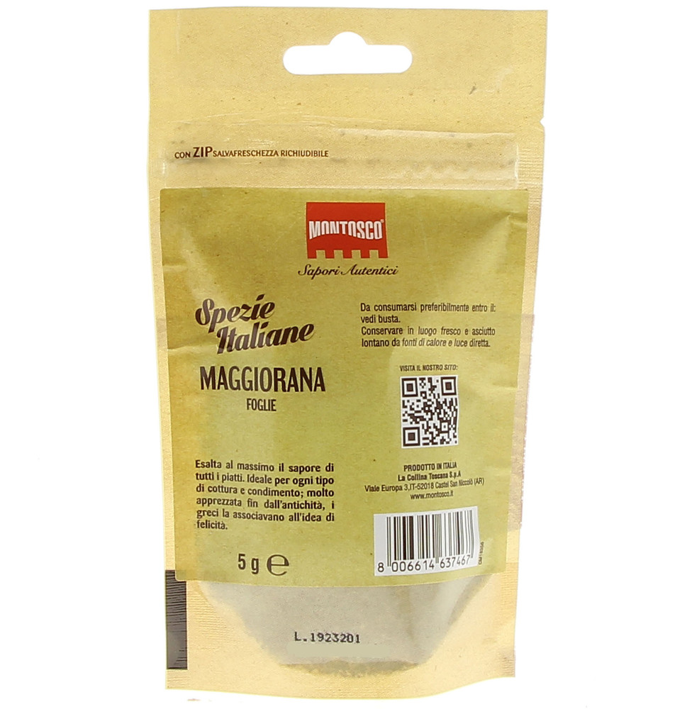 Maggiorana In Foglie Filiera 100% Italiana Montosco - Foto 2