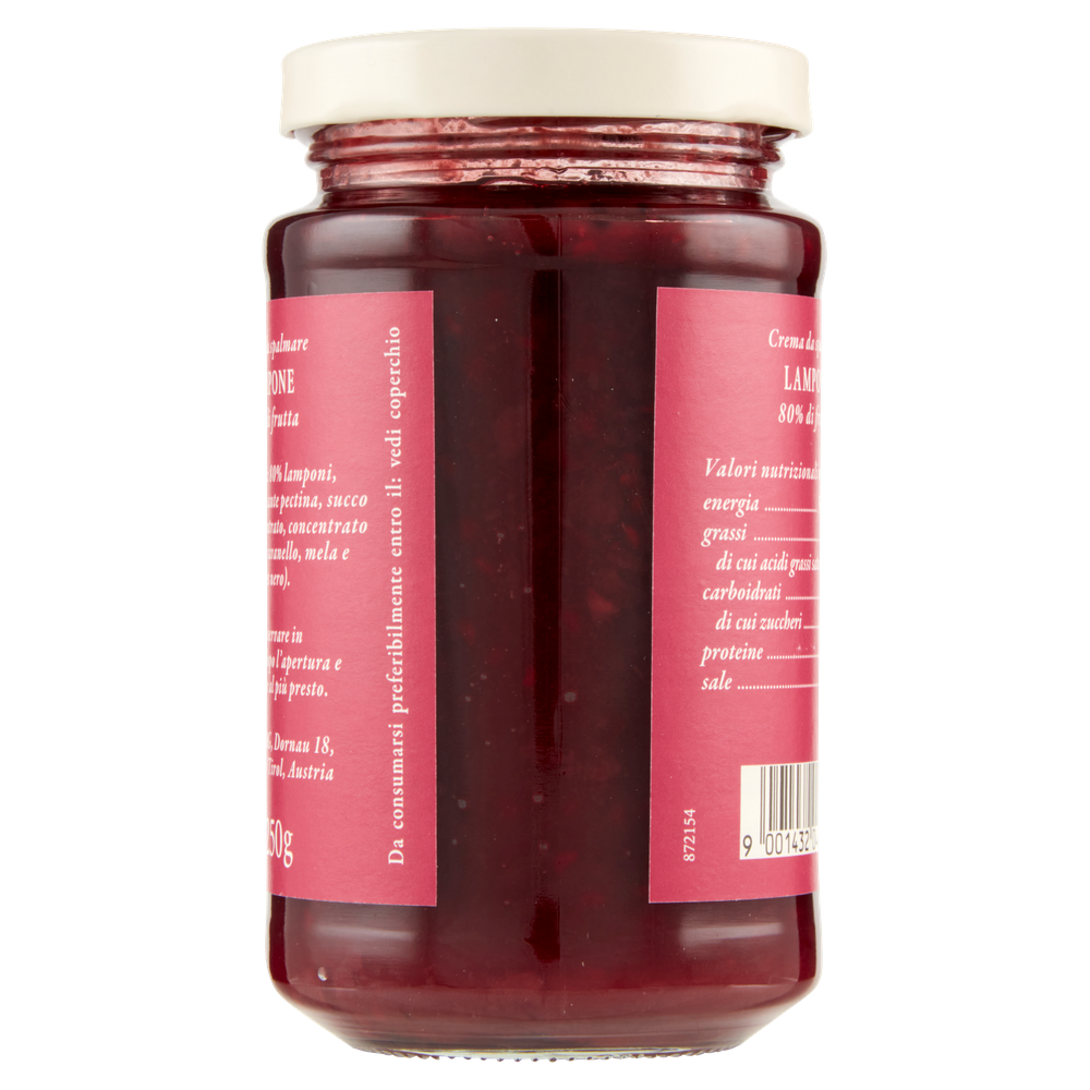 Crema Di Frutta 80% Lamponi 250g D'arbo - Foto 3