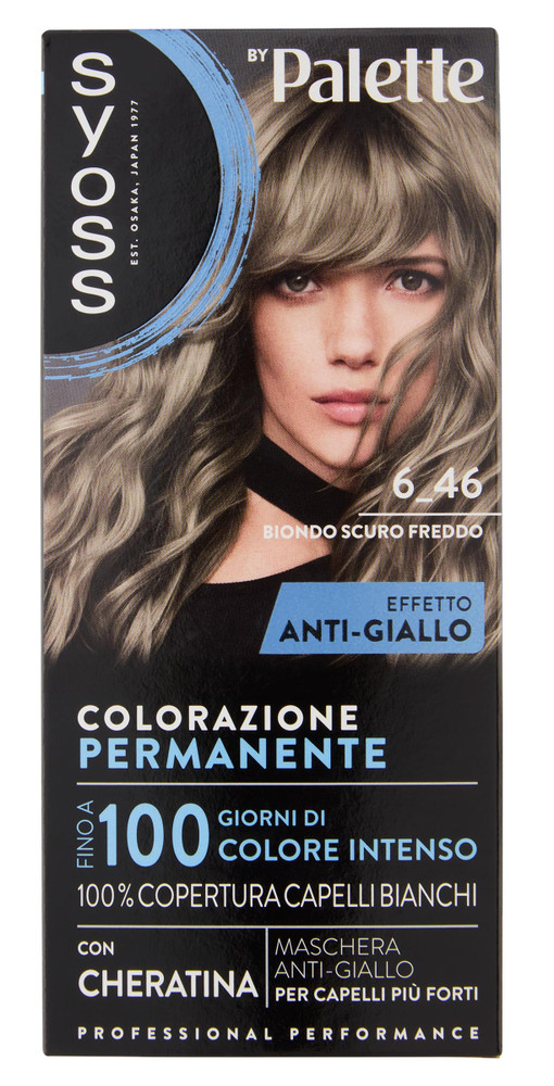 Colorazione Capelli Base Cool 6.46 Biondo Scuro Syoss By Palette - Foto 1