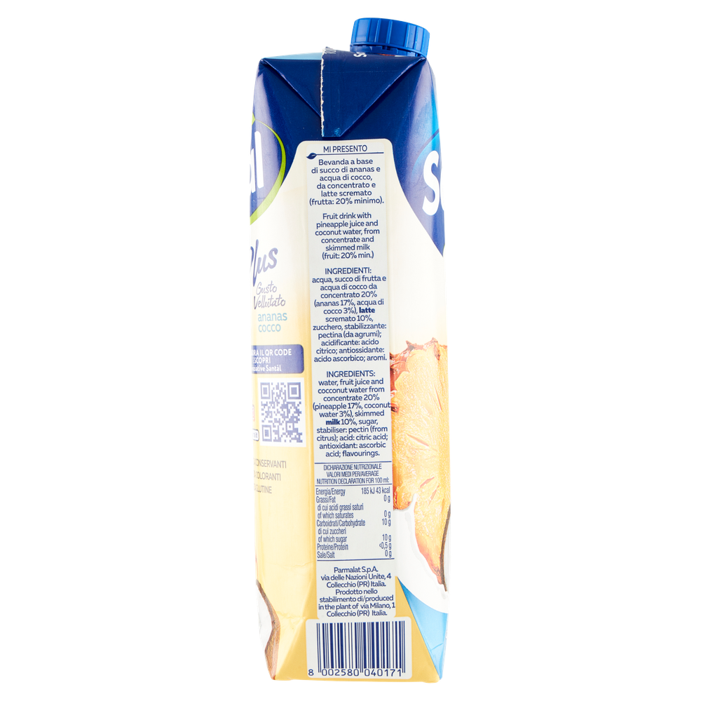 Bevanda Cocco E Ananas Santal Plus - Foto 2