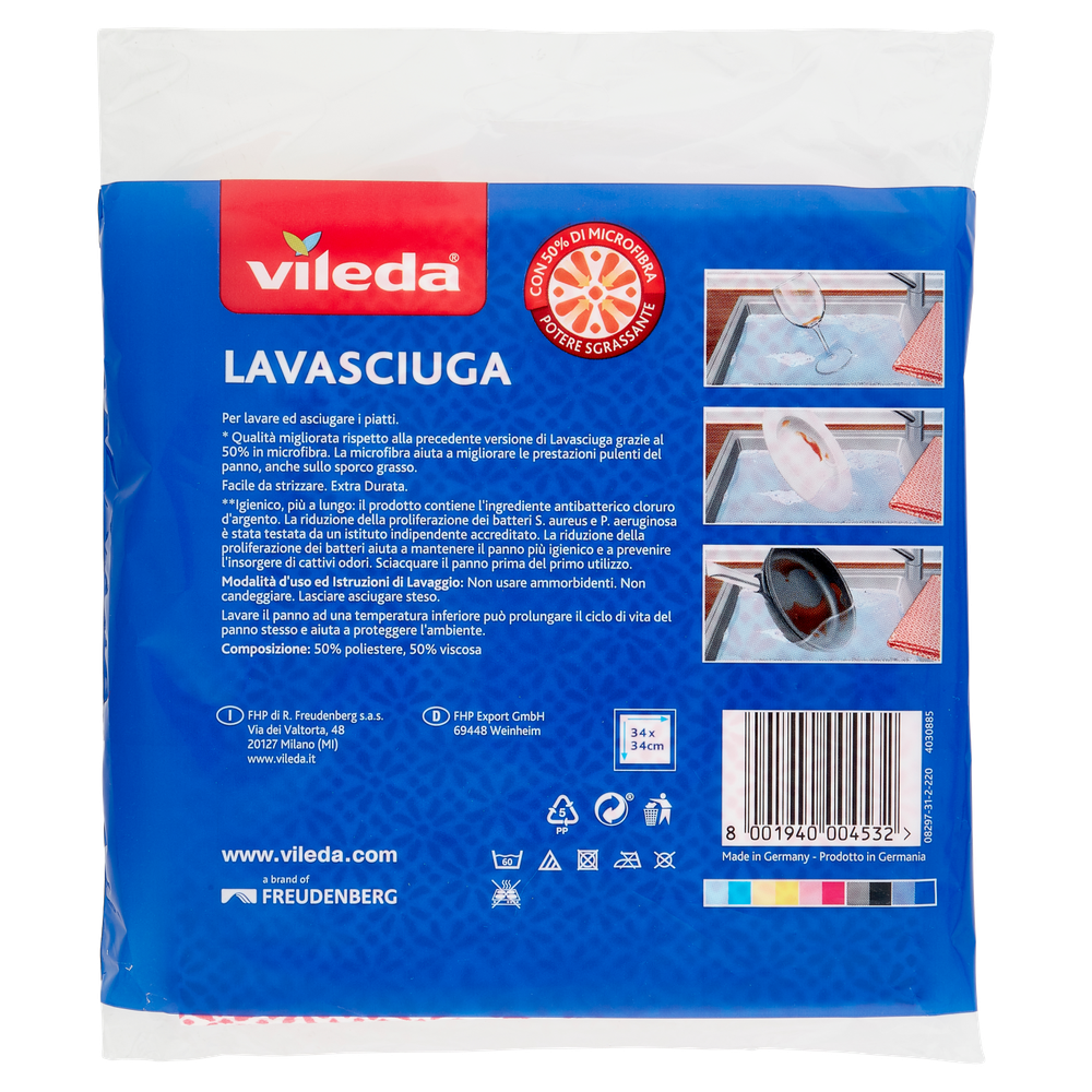 Panno Lavasciuga X3 Vileda - Foto 3