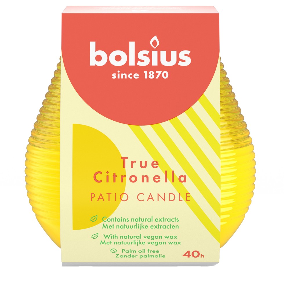 Bicchiere Citronella Patio 40h Bolsius - Foto 1