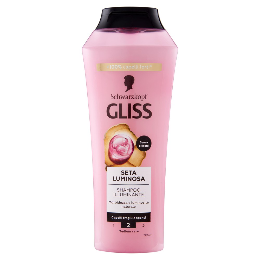 Shampoo Illuminante Per Capelli Spenti Seta Luminosa Gliss - Foto 1