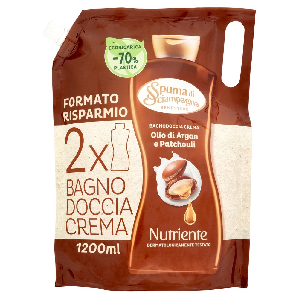 Ricarica Busta Bagno Argan Spuma Di Sciampagna - Foto 1