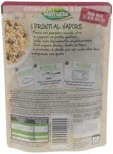 Farro Mediterraneo Con Olive Nere, Pomodori Secchi E Capperi Valfrutta - Foto 3