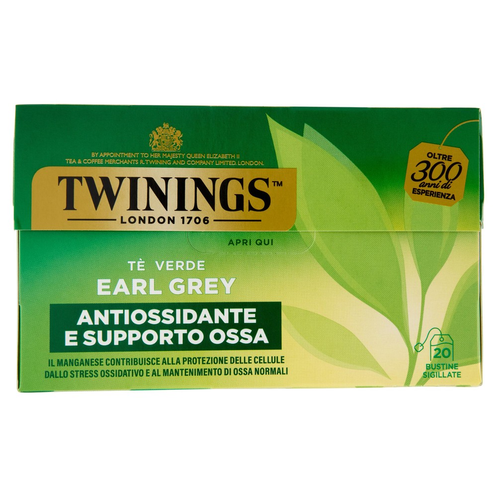 Te' Verde Earl Grey Twinings, Conf.20 Bustine - Foto 1