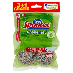 Paglietta Abrasiva Spirenett Spontex, Conf.Da Pz.3 - Foto 1