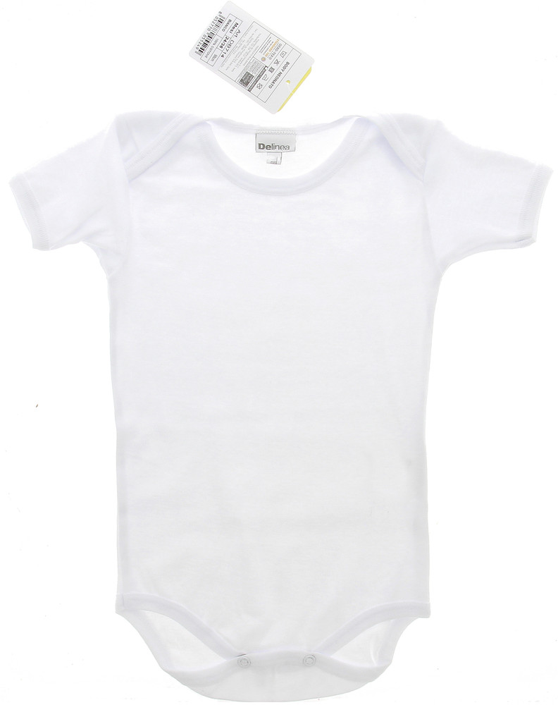 Body Neonato Mezza Manica 12/18 Mesi Bianco Delinea