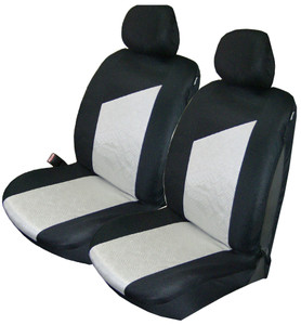 2 Coprisedili Per Auto Racing Grigio Lubex - Foto 1