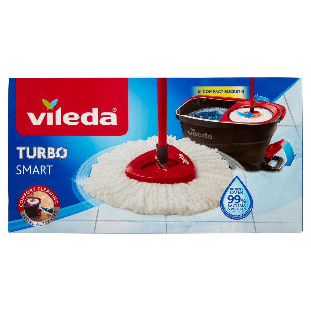 Sistema Lava-Pavimenti Con Fiocco In Microfibra Vileda Turbosmart - Foto 1