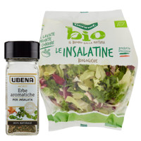 Mix Erbe aromatiche per insalata Ubena + Insalata mista Bennet Bio