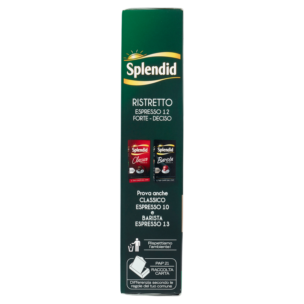 Capsule Splendid Ristretto Compatibili Sistema Nepresso, Conf.10 Caps