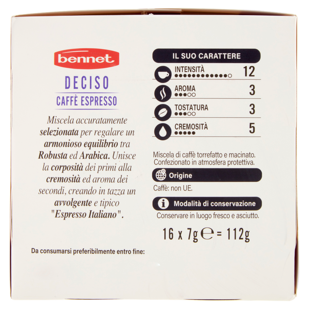 Caffè Espresso Forte In Capsule Compatibili Nespresso 10pz Bennet - Foto 2
