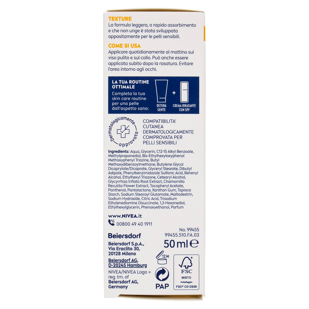 Crema Idratante Protezione Quotidiana Spf 30 Nivea Men Sensitive - Foto 2