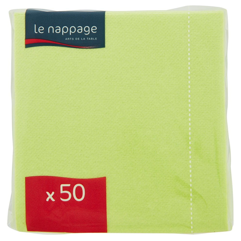 50 Tovaglioli Microgoffrati Verde Anice - Foto 1