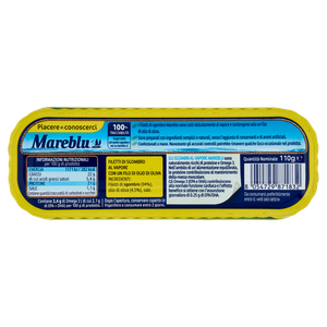 Filetti Di Sgombro Delicatamente Al Vapore In Olio D'oliva Mareblu - Foto 3